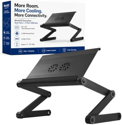 Portable Aluminum Stand with Dual Fans