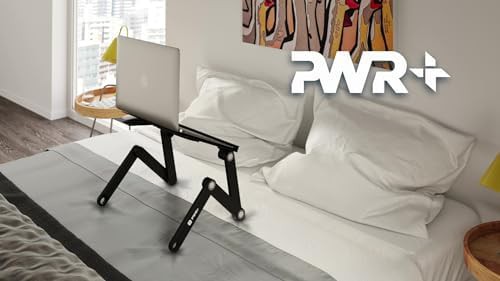Black aluminum gaming laptop bed tray 17 in — photo 4