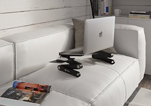 Black aluminum gaming laptop bed tray 17 in — photo 5