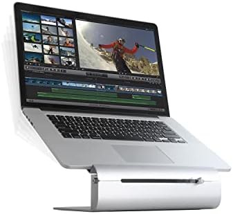 Silver Aluminum Adjustable Height Stand — photo 4