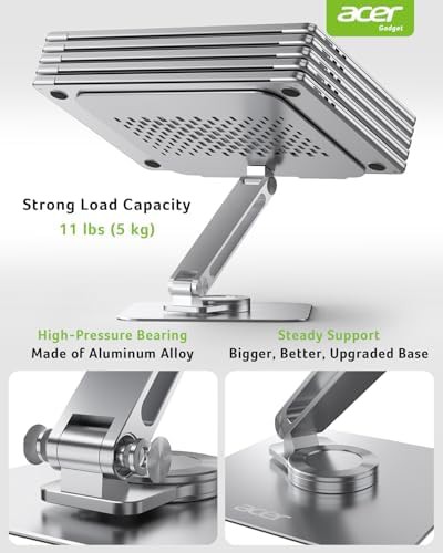 Ergonomic foldable riser with rotating base — photo 5