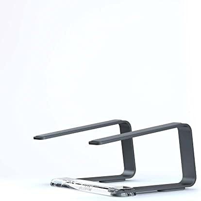 Space Grey Aluminum Ergonomic Laptop Mount — photo 3
