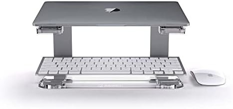 Space Grey Aluminum Ergonomic Laptop Mount — photo 5