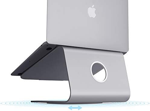 Rotating Aluminum Laptop Stand Space Gray — photo 4