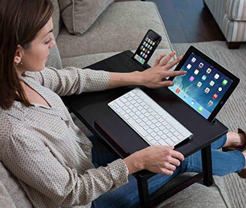 Walnut Multi Tasking Laptop Bed Tray — photo 4