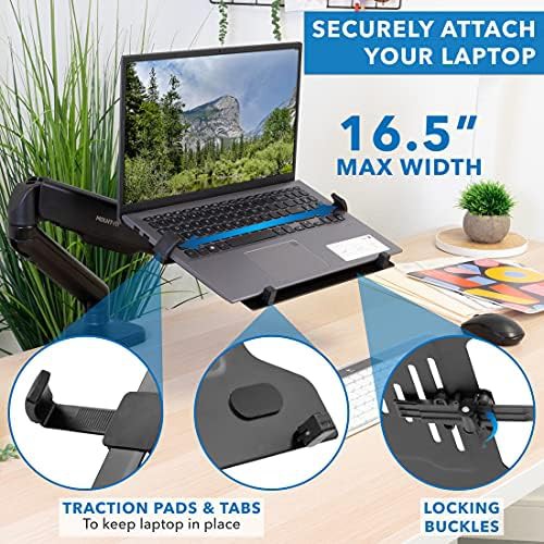 Gas spring desk mount arm for laptops — photo 4