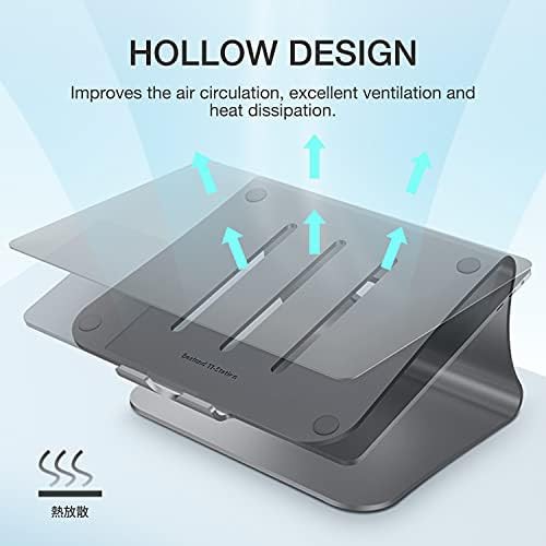Aluminum Cooling Computer Stand in Gray — photo 5