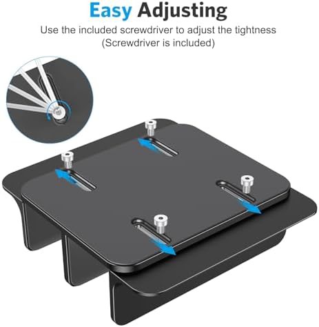 Dual Vertical Desk Laptop Holder Black — photo 5