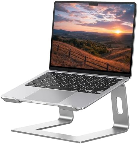 Ergonomic Aluminum Desk Riser for Office