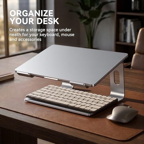 Ergonomic Aluminum Desk Riser for Office — photo 4