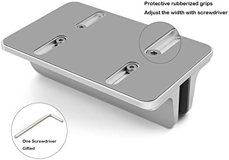 Vertical Silver Aluminum Laptop Cradle Dock — photo 3