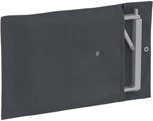 Foldable Portable Aluminum Laptop Riser Gray — photo 2