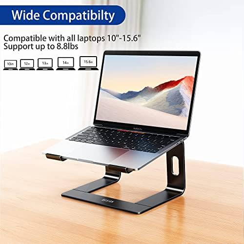 Black aluminum detachable laptop stand 15.6 — photo 3