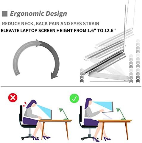 Aluminum laptop cooling stand with USB hub 17.3 — photo 4
