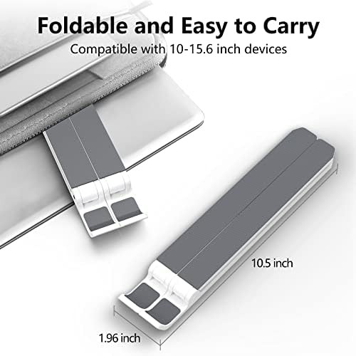 Adjustable white laptop riser holder — photo 4