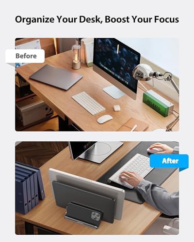 Grey Three Slot Vertical Laptop Dock — photo 5