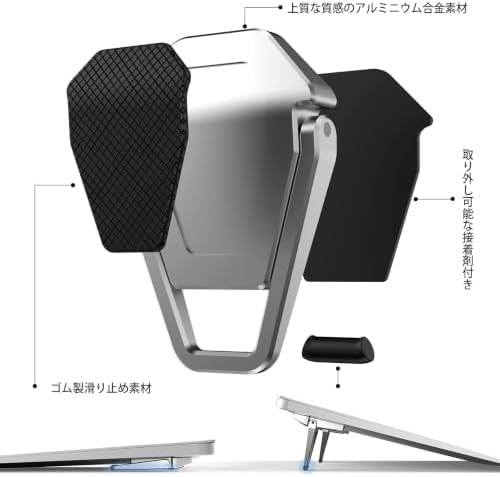 Portable aluminum cooling laptop stand — photo 4