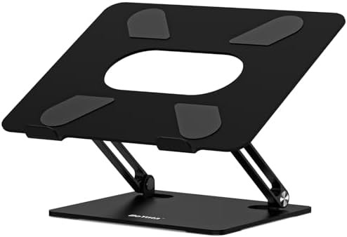 Black Multi-Angle Z-Shaped Laptop Stand