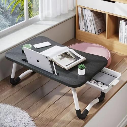 Foldable Bed Tray with Storage Drawer — photo 4