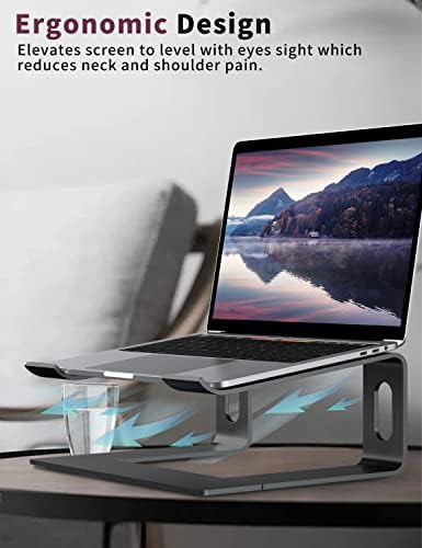 Black Aluminum Ergonomic Desk Riser — photo 5