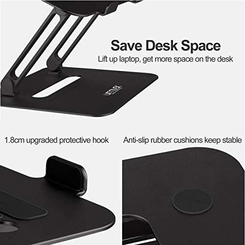 Black aluminum computer stand for 17 inch — photo 4