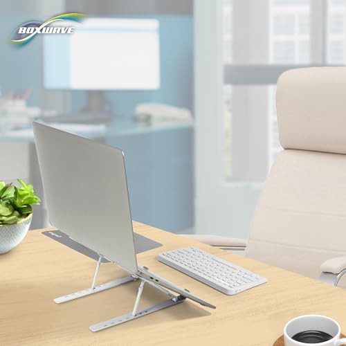 Portable metallic silver stand for MacBook Pro 13 — photo 5