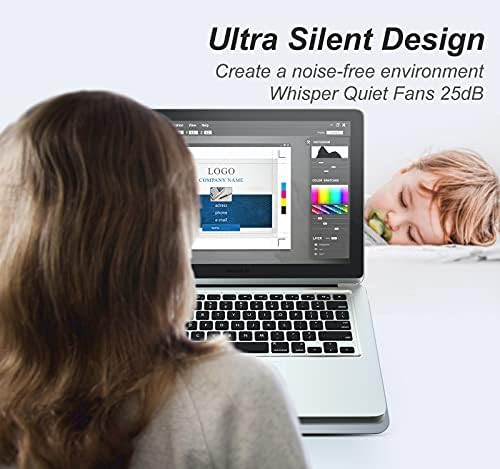 Silver Aluminum Laptop Cooling Pad Stand — photo 5