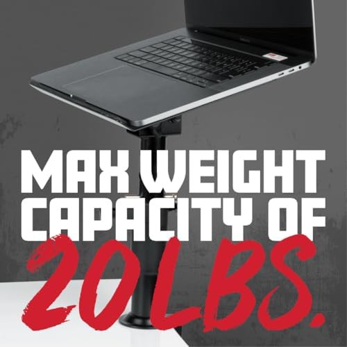 Clampable desktop height adjustable laptop stand — photo 3