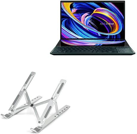 Foldable metallic silver stand for ASUS ZenBook Pro