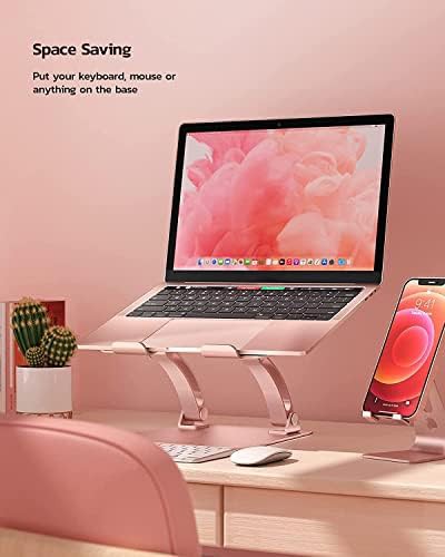 Pink portable aluminum computer holder 17 inch — photo 3