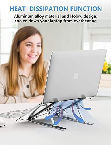 Foldable aluminum anti slip laptop holder — photo 5