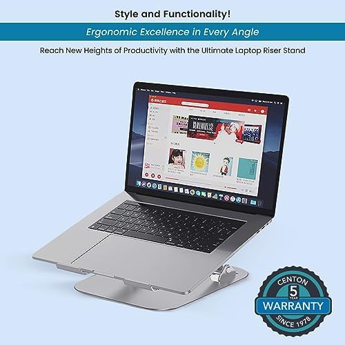 Aluminum Ventilated Adjustable Laptop Riser — photo 4