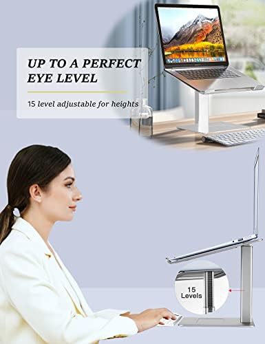 Silver Aluminum DJ Riser for Large Laptops — photo 4