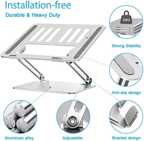 Detachable Silver Aluminum Computer Riser — photo 4