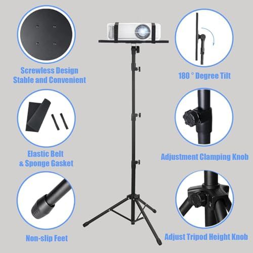Adjustable Tripod Floor Stand with Phone Holder — photo 5