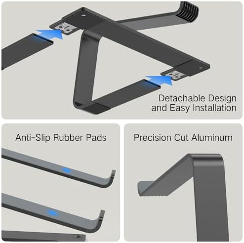 Aluminum laptop riser for office desk — photo 4