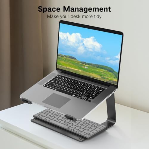 Aluminum laptop riser for office desk — photo 5