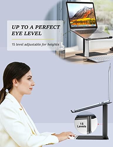 Black Aluminum Gaming Laptop Riser Stand — photo 4