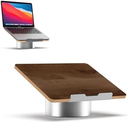 Walnut Wood Top Laptop Riser