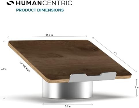 Walnut Wood Top Laptop Riser — photo 4