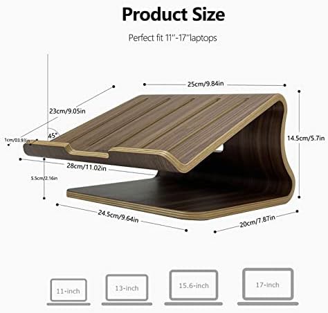 Desk heat dissipation wooden shelf — photo 3