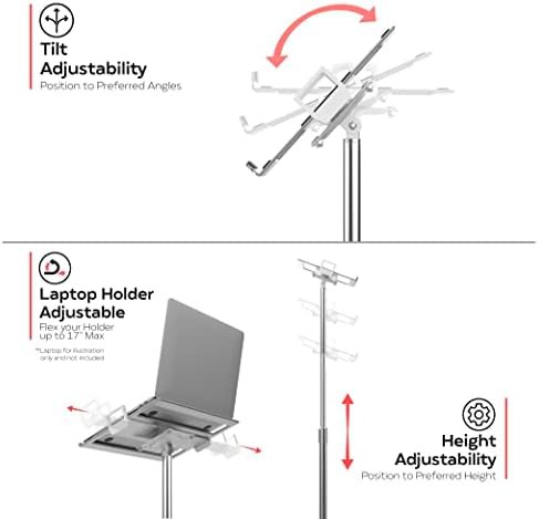 Rolling Medical Floor Stand with VESA Mount — photo 3