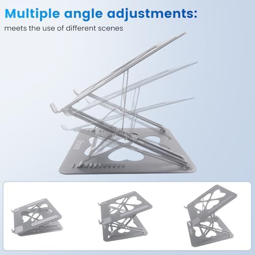 Silver Heavy Duty Gaming Laptop Stand — photo 4