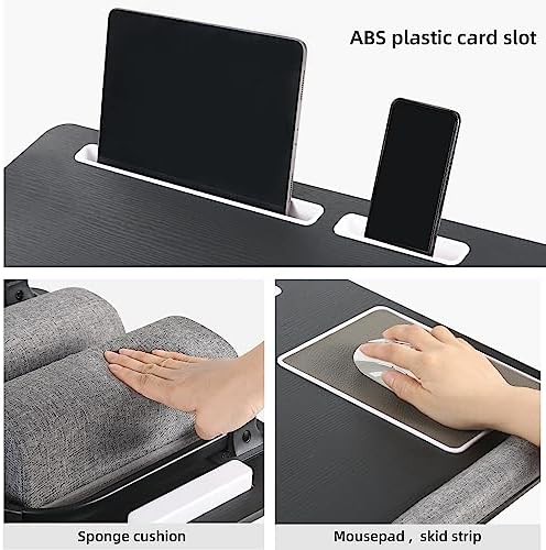 Wooden Lap Desk with Cushion and Mousepad — photo 4