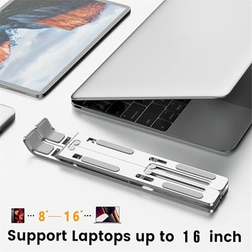 Ventilated aluminum alloy folding laptop stand — photo 5