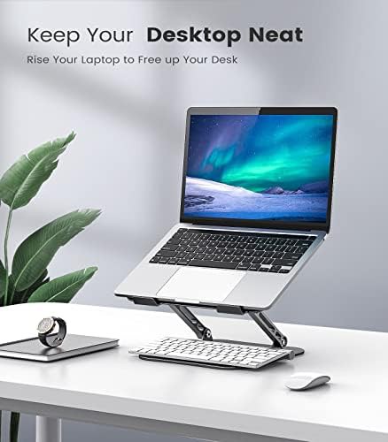 Adjustable aluminum laptop riser for desk — photo 5