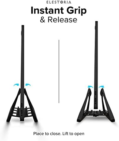 Gravity auto lock vertical aluminum stand black — photo 4