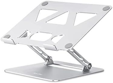 Silver Foldable Aluminum Laptop Riser