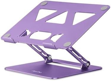 Purple Adjustable Z-Shaped Laptop Stand