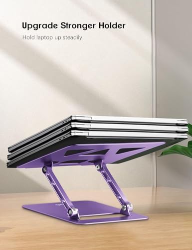 Purple Adjustable Z-Shaped Laptop Stand — photo 5
